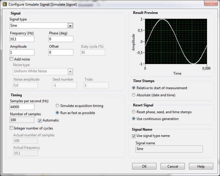 Simulate Signal