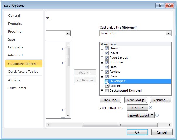 excel 2010 xml tools add in