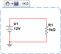 Simple electrical circuit